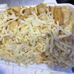 Chips Butty with Cheese