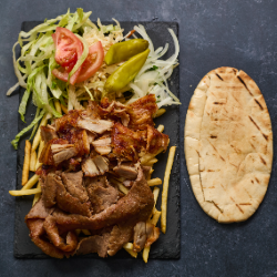 Mixed Doner Meat & Chips Meal