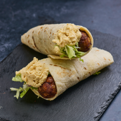 Falafel Humus Wrap