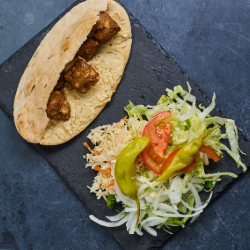 Falafel & Humus in Pitta Bread