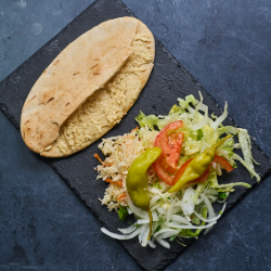 Humus in Pitta Bread