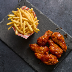 Spicy BBQ Wings Meal