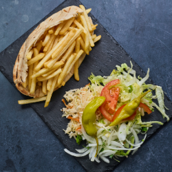 Chips in Pitta Bread